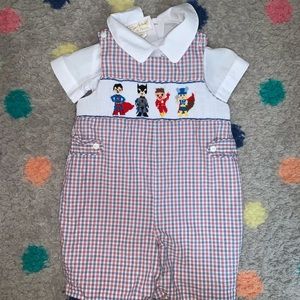 NWOT Toddler Super Hero Romper
